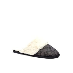 COACH ZIVA SLIPPER IN SIGNATURE JACQUARD NWT SIZE 7